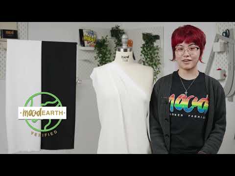Boise White Lightweight Sustainable Rayon Challis