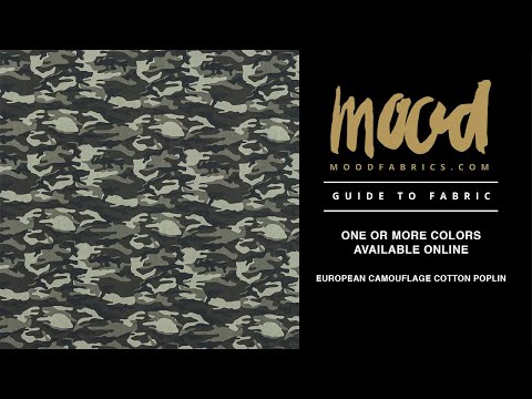 European Green Camouflage Cotton Poplin - Image 5 of 5