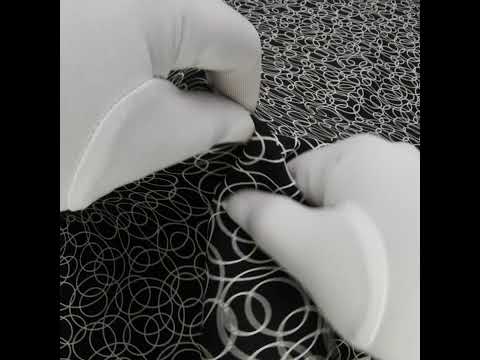 Printed Quilting Cotton by Patrick Lose for Northcott - White on Black Tangled Circles - Basically Black & White Collection - Image 6 of 6