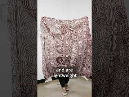 Viscose Georgette - Beige and Brown Snakeskin - Kaa's Charm Print - Mood Exclusive Kilimanjaro Collection