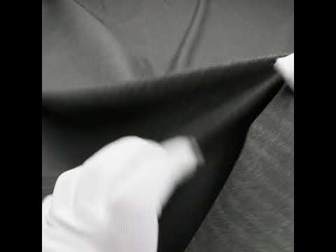 Gray and Beige Pinstriped Cotton and Polyester Suiting