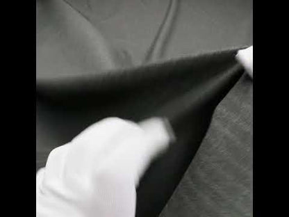 Gray and Beige Pinstriped Cotton and Polyester Suiting