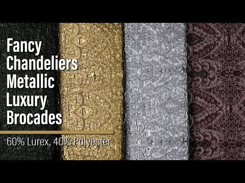 Metallic Luxury Brocade - Copper Fancy Chandeliers - Image 6 of 6
