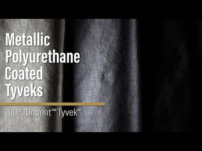 PU Coated Tyvek - Shiny Black