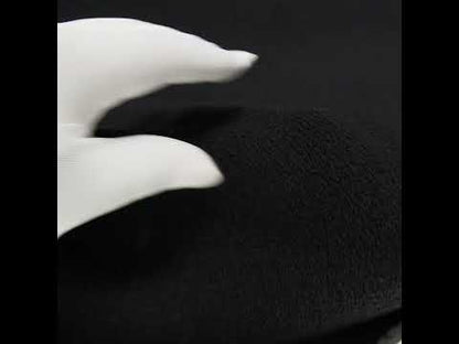 Black Cotton Blend French Terry