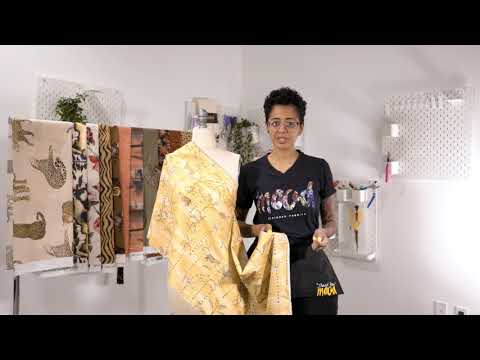 Cotton Voile - Pink and Gray Brushstrokes - Brush With Danger Print - Mood Exclusive Rio Collection