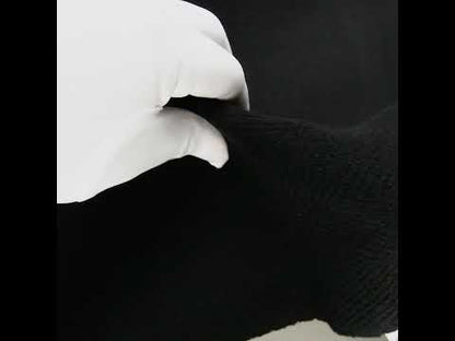 Balenciaga Italian Black Herringbone Brushed Virgin Wool Coating