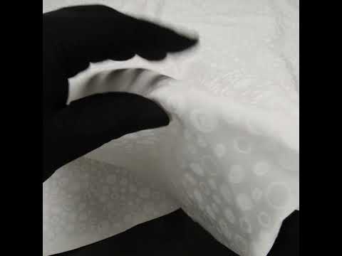 Printed Quilting Cotton by Patrick Lose for Northcott - White on White Scribble Spots - Basically Black & White Collection