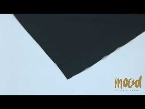 Maritime Blue Polyester Interlock Knit