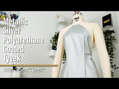 PU Coated Tyvek - Metallic Silver