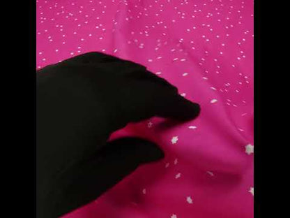 Printed Quilting Cotton by Ghazal Razavi for FIGO Studio - Pink Flowers - Seasons Basics Collection