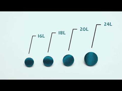 Mood Exclusive Black Silk Covered Button - 24L/15mm