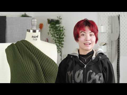 Alta Decadent Chocolate Chunky 2x2 Rib Knit Sweater Trim Bundle - 3pc