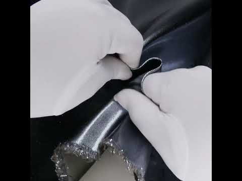 Double Faced Lame Mikado - Gunmetal - Sara Collection - Image 6 of 6