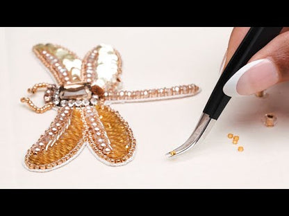 Mood Matte Black Curved Nose Tweezers - 4.75"