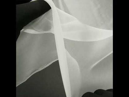 Silk Organza 44" - Whisper White - Premium Collection