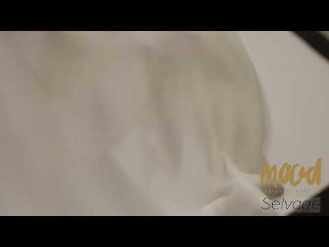 Famous Australian Designer Cream Peach Viscose Georgette - Image 6 of 6