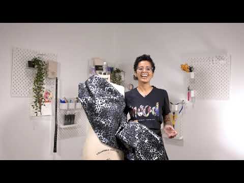 Metallic After Dark and Silver Leopard Patterned Luxury Brocade