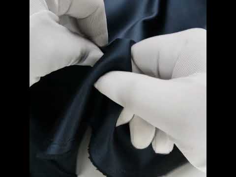 Polyester Satin - Midnight Navy - Reverie Collection