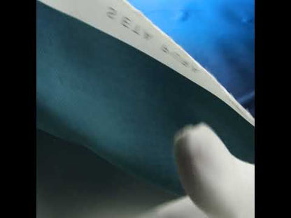 Silk Charmeuse Print 16MM, Made in Italy - Sky Blue, Bright Blue and Navy Ombre