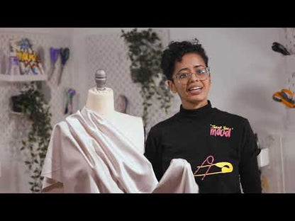 Lux Polyester Crepe Back Satin - Black - Isla Collection