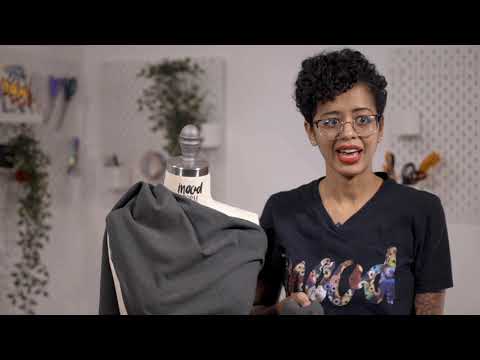 Bamboo and Merino Wool Stretch Fleece - Light Gray