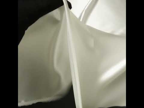 Charmeuse de seda de 44 pulgadas - Blanco antiguo - Colección Premium