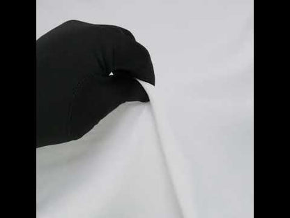 Lightweight Polyester Bengaline Moire - White - Louisa Collection