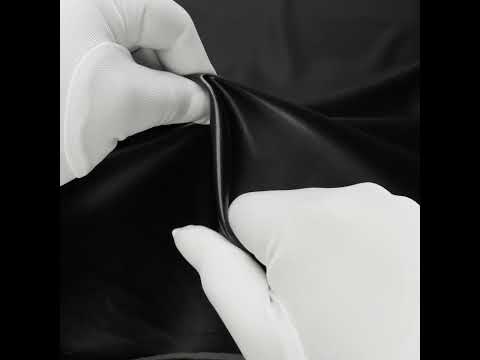 Stretch Faux Leather with Suede-Like Brushed Backing - Black - Jodi Collection