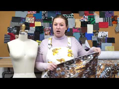 Digitally Printed Jewels and Gems on a Polyester Mikado/Twill