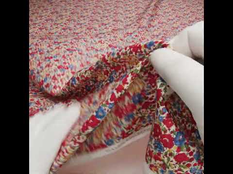 Liberty Fabrics Tana Lawn® - Emma and Georgina Red, Blue and Yellow Floral - Image 6 of 6