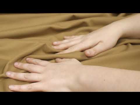 Taupe Stretch Nylon-Rayon Ponte Roma