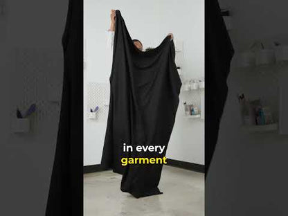 Single Wool Crepe - Black - Premium Collection