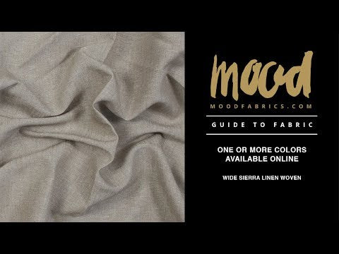 Heavyweight Linen Woven 118" - White - Sierra Collection - Image 5 of 5