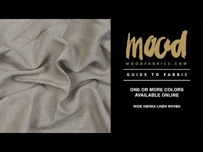 Heavyweight Linen Woven 118" - White - Sierra Collection