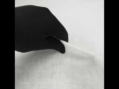 Italian White Crisp Linen Woven