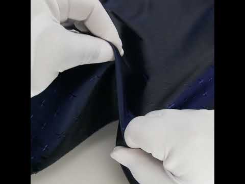 Xs Jacquard Lining - Black and Navy Bi-Color