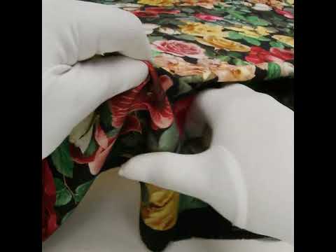 Brushed Cotton Woven - Red, Green and Yellow Photorealistic Florals - Mood Exclusive Botanica Viva Print - Image 6 of 6