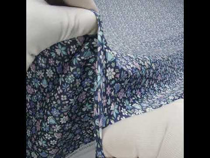 Liberty Fabrics Tana Lawn® - Meera Blue - Blue, Mint and White Simple Floral