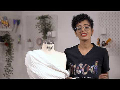 Wavy Crinkled Velour - Deep Claret - Yvonne Collection