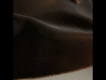Double Faced Lame Mikado - Chocolate Brown - Sara Collection