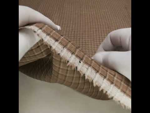 Medium Weight Linen Woven - Textured Brown, Black and Gray Shadow Windowpane Checks