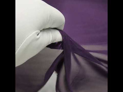 Liquid Sheen Metallic Polyester Chiffon - Purple on Purple - Liquid Sheen Chiffon Collection