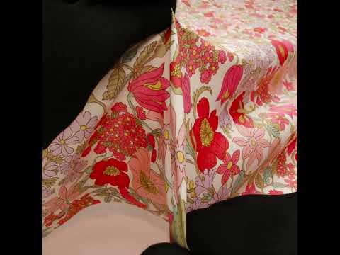Liberty Fabrics Tana Lawn® - Clarabell Pink - Light Pink, Olive Green and Pale Purple Floral - Image 6 of 6