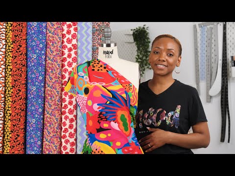 Recycled Polyester Swim Trunk Fabric - Black Smiling Lips - Black Love it Loud Print - Mood Exclusive Malibu Collection