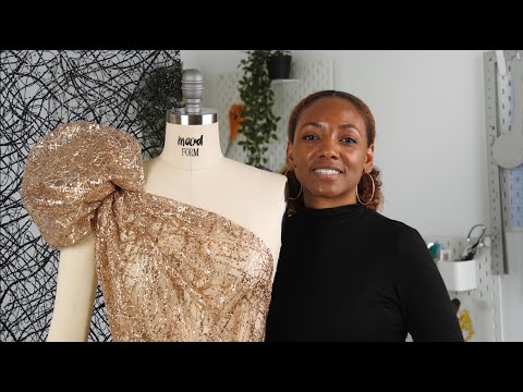 Corded Glitter Tulle with Sequins - White and Metallic Silver Abstract