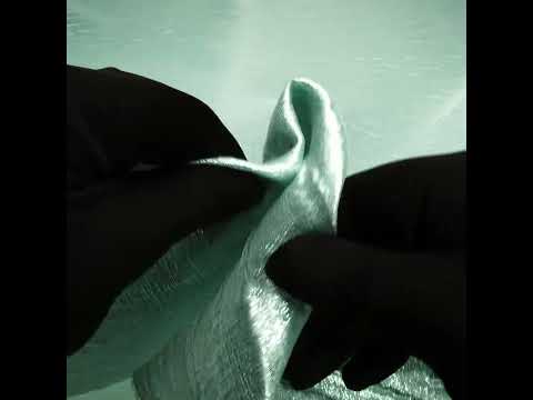 Metallic Brocade - Seafoam Green Subtle Wrinkles - Kylie Collection