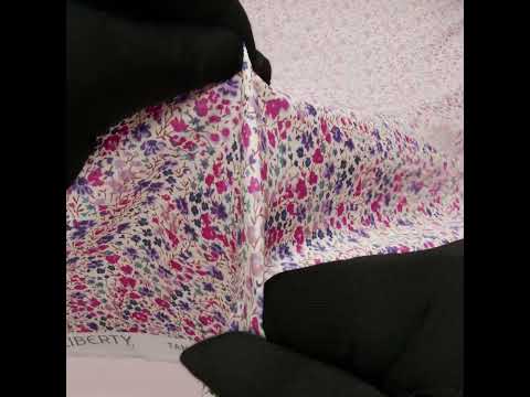 Liberty Fabrics Tana Lawn® - Phoebe Purple - Pink, Purple and Blue Little Flowers - Image 6 of 6