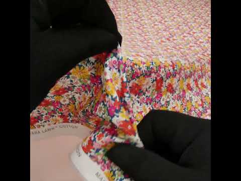 Liberty Fabrics Tana Lawn® - Libby Multi Bright - Pink, Yellow and Orange Field of Daisies - Image 6 of 6