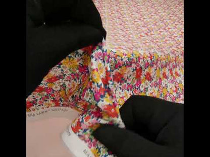 Liberty Fabrics Tana Lawn® - Libby Multi Bright - Pink, Yellow and Orange Field of Daisies